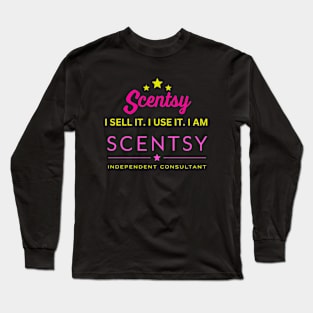 i sell it. i use it. i am scentsy independent consultant Long Sleeve T-Shirt